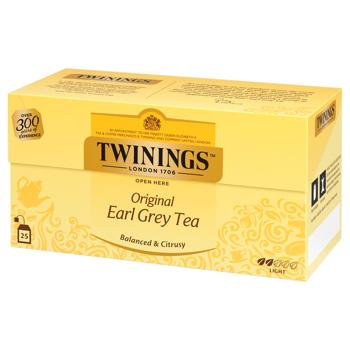Twinings Earl Grey Black Tea with Bergamot Flavor 2g*25pcs - buy, prices for Biotus - photo 1