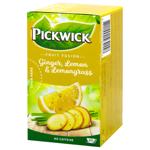 Чай фруктово-трав'яний Pickwick Імбир-лемонграс 2г*20шт
