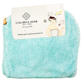 Colorful Home Microfiber Turban 25x65cm - buy, prices for Vostorg - photo 1