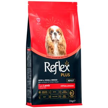 Reflex Plus Hypoallergenic Adult Dry Food with Lamb for Dogs of Small and Miniature Breeds 3kg - buy, prices for MasterZoo - photo 1