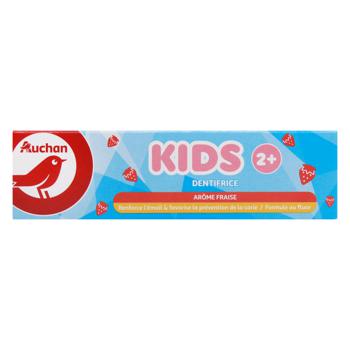 Зубная паста Auchan Kids со вкусом фруктов 2+ 50мл - купить, цены на Auchan - фото 3