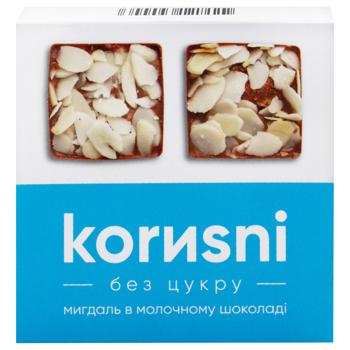 Мигдаль Korusni в молочному шоколаді 120г - купити, ціни на - фото 2