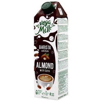 Напій мигдальний Vega Milk Баріста з соєю без лактози без цукру 950мл