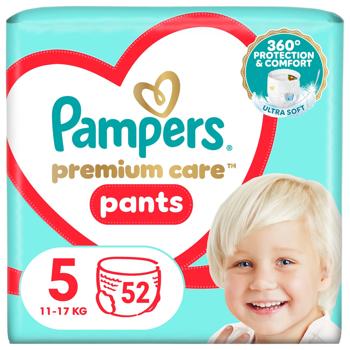 Підгузки-трусики Pampers Premium Care Junior 5 12-17кг 52шт - купити, ціни на - фото 2