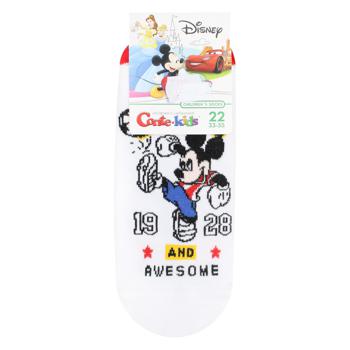 Conte-kids Disney White Ultrashort Children's Socks 22s - buy, prices for ULTRAMARKET - photo 1