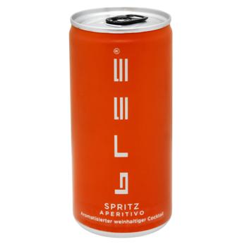 Bree Spritz Aperitivo Rose Semi-Sweet Sparkling Wine Drink 6.9% 200ml