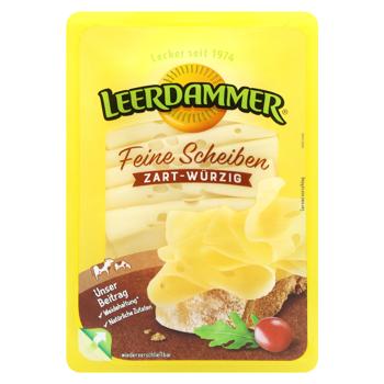 Сир Leerdammer пряний нарізаний 48% 100г