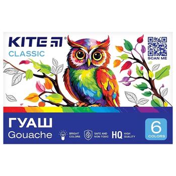 Гуашь Kite Classic 6 цветов - купить, цены на За Раз - фото 5