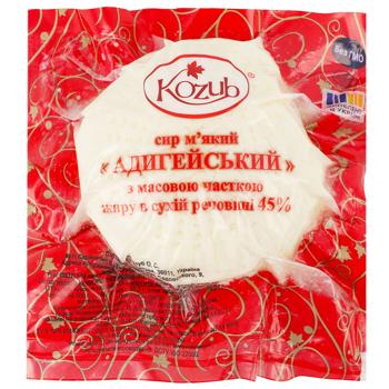 Сир Козуб Адигейський м'який 45% - купити, ціни на Чудо Маркет - фото 1