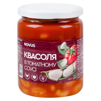 Novus TEnder In Tomato Sauce Kidney Beans 460g - buy, prices for NOVUS - photo 1