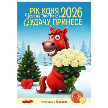 Календарь Подарок Год лошади. Удачу принесет 2026 - купить, цены на Таврия В - фото 1