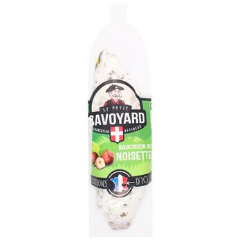 Le Petit Savoyard Raw-dried Salami Sausage with Hazelnuts 200g - buy, prices for NOVUS - photo 1