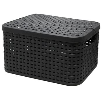 Корзинка Curver Style з кришкою 28х19х13см