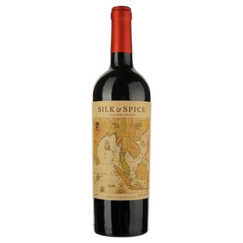 Sogrape Vinhos Silk & Spice Red Semi-Dry Wine 14% 0.75l - buy, prices for MegaMarket - photo 1