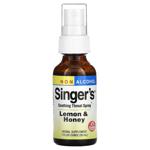 Спрей для горла Herbs Etc., Singer's Soothing Throat Spray, Non Alcohol, Lemon & Honey, 30  ml