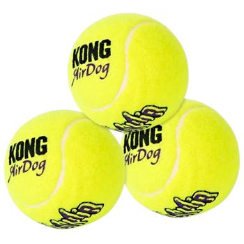 Kong SqueakAir Balls Squeaky Dog Toy M 6.4cm 3pcs - buy, prices for MasterZoo - photo 3