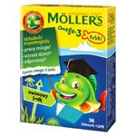 Омега-3 для дітей у формі желейних рибок, з овочевим смаком 36шт