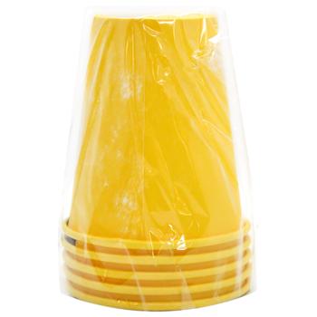TCM Yellow Paper Cup 5pcs 175ml