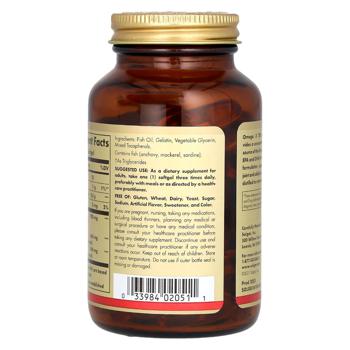 Solgar Omega 3 Fish Oil 700mg 60 softgels - buy, prices for Biotus - photo 3