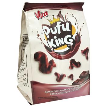 Завтрак сухой Viva Pufu King Подушечки зерновые в шоколадной глазури 85г - купить, цены на КОСМОС - фото 2