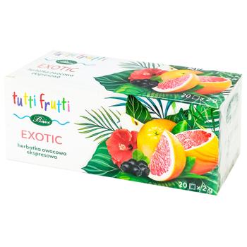 Чай фруктовий Bi Fix Tutti Frutti Exotic Express Fruit 2г*20шт - купити, ціни на Чудо Маркет - фото 1