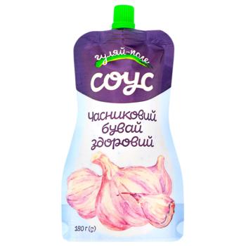 Соус Гуляй-поле Чесночный будь здоров 180г - купить, цены на NOVUS - фото 1