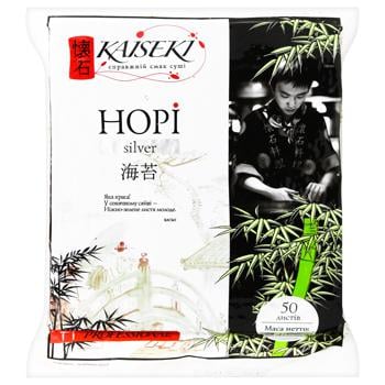 Kaiseki Nori Silver Dried Seaweed 50 Sheets - buy, prices for METRO - photo 1