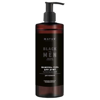 Mayur Black for Men Perfumed Shower Gel Shampoo 200ml - buy, prices for Auchan - photo 1