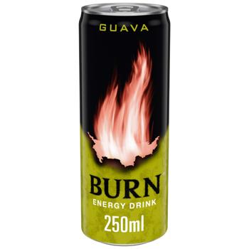 Напиток энергетический Burn Guava 250мл - купить, цены на Идеал - фото 1