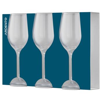 Ardesto Gloria Wine Glass Set 3pcs 480ml