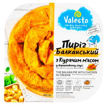 Valesto Frozen Balkan Pie with Chicken in Creamy Sauce 350g - buy, prices for - photo 2
