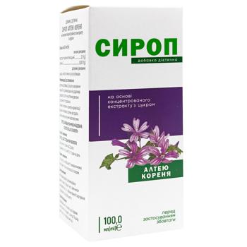 Добавка дієтична Красота та Здоров'я Сироп Алтею кореня з цукром 100мл - купити, ціни на Таврія В - фото 2