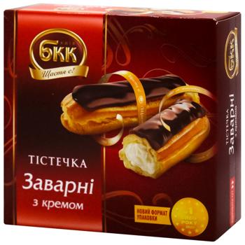 Тістечка БКК Заварні з кремом 180г - купити, ціни на Епіцентр FOOD - фото 1