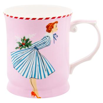 Кружка Lefard Miss Christmas 400мл - купить, цены на МегаМаркет - фото 1