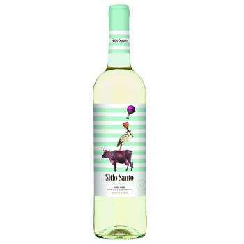 Вино Sitio Santo Vinho Verde белое полусухое 8,5% 0,75л - купить, цены на METRO - фото 1