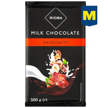 Rioba Milk Chocolate with Hazelnuts 300g - buy, prices for  - photo 1