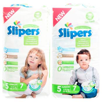 Slipers S-205 Junior 5 Diapers 11-25kg 7pcs - buy, prices for COSMOS - photo 1