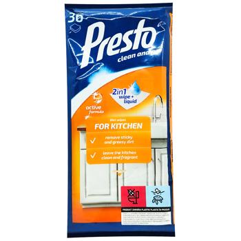 Presto Kitchen Wet Wipes 36pcs - buy, prices for - photo 1