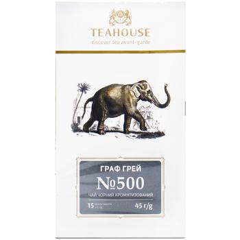 Teahouse Earl Grey №500 Black Tea 3g*15pcs - buy, prices for Auchan - photo 4