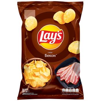 Lay's Potato Chips with Bacon Flavor 120g - buy, prices for COSMOS - photo 1