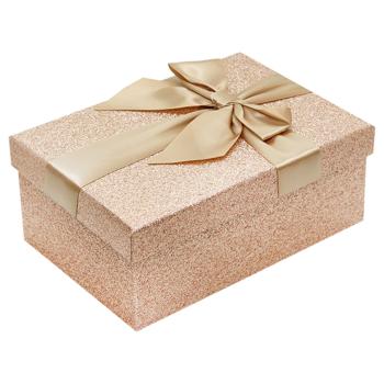 Коробка подарункова блискітки з бантом 21*15*8,5см - купити, ціни на За Раз - фото 2