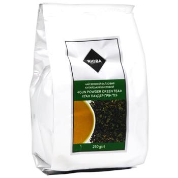 Чай зеленый Rioba Gun Powder Green Tea листовой 250г - купить, цены на КОСМОС - фото 2
