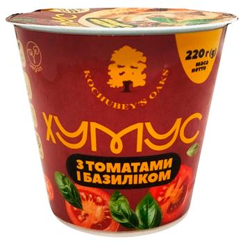 Хумус Kochubey's Oaks з томатами і базиліком 220г - купити, ціни на Восторг - фото 1