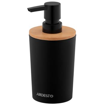Диспенсер для мила Ardesto Minimalism чорний 380мл