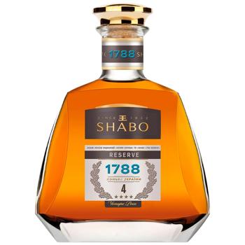 Shabo Reserve 1788 Brandy 4 Years 40% 0.5l - buy, prices for COSMOS - photo 1