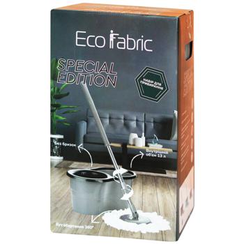 Набір Eco Fabric відро та швабра з автоматичним віджимом бірюзовий 2в1 13л - купити, ціни на Auchan - фото 4