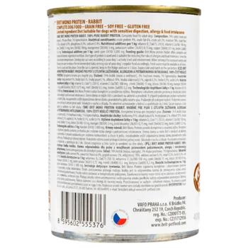 Brit Care Mono Protein набір вологого корму для собак 5+1 шт х 400 г - кролик - купити, ціни на MasterZoo - фото 5