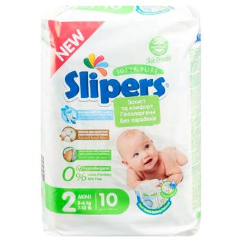 Slipers S-202 Mini 2 Diapers 3-6kg 10pcs - buy, prices for - photo 3