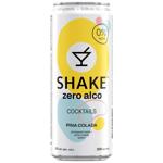 Shake Zero Alco Cocktails Pina Colada Non-alcoholic Strongly Carbonated Drink 0.33l