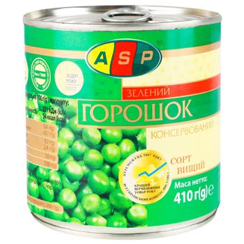 ASP Green Peas 410g - buy, prices for MegaMarket - photo 1